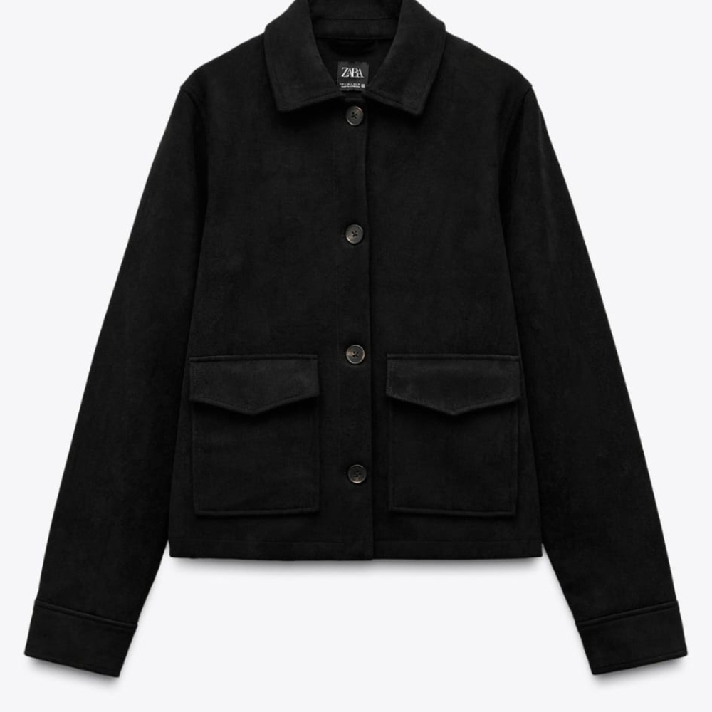 Zara Women's Faux Suede Jacket